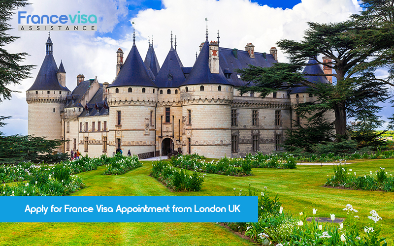 Apply for France visa appointment from London
